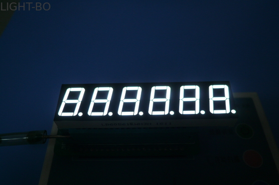 จอแสดงผล LED แบบ Ultra Bright White 7 ส่วน 100mcd - ความเข้มส่องสว่าง 120mcd