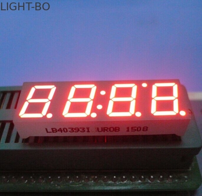Ultra Red 0.39 "จอแสดงผล LED แสดงพิกเซลทั่วไป 4 หลัก 7 ส่วนสำหรับแผงควบคุม