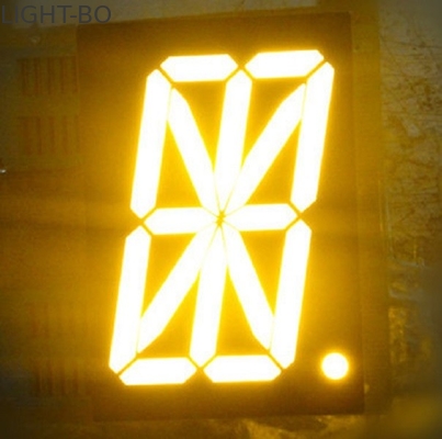 จอแสดงผล LED สีขาวบริสุทธิ์ 16 ส่วนสำหรับผลิตภัณฑ์มัลติมีเดียตัวบ่งชี้ดิจิตอล