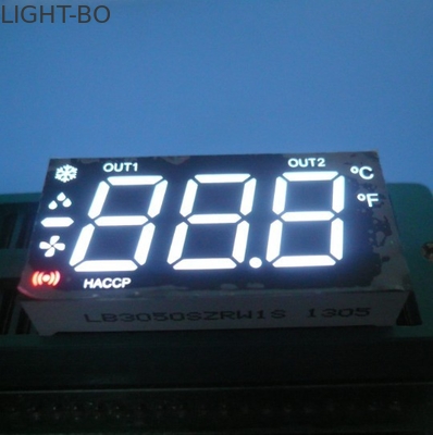 ราคาดี Triple Digit 7 Segment จอแสดงผลแบบกำหนดเอง LED Multiplexed Fit ระบบควบคุมความร้อน / ความเย็น ออนไลน์