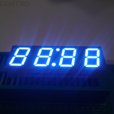 จอแสดงผลนาฬิกา LED สีฟ้าพิเศษ, 4 dight 7 ส่วนจอแสดงผล LED 4 หลักสำหรับเตาอบไมโครเวฟ
