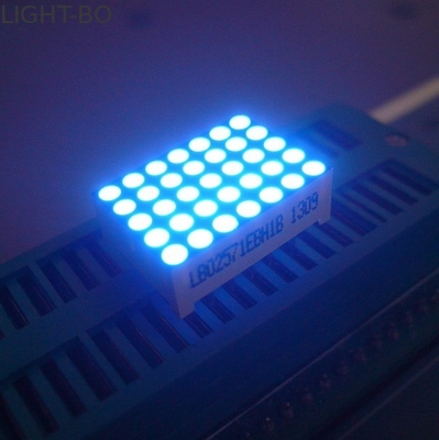 ความสม่ำเสมอที่ดี 5 x 7 LED Dot Matrix Display ส่วนสีเหลือง Black Face
