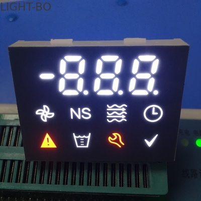 จอแสดงผล LED แบบกำหนดเองได้หลายสีสำหรับตู้เย็นขนาด 0.4 นิ้ว