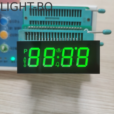 Epistar 4 หลัก 7 ภาค LED Display คาโทดอฟฟีน Display สําหรับการควบคุมเวลาอฟฟีน