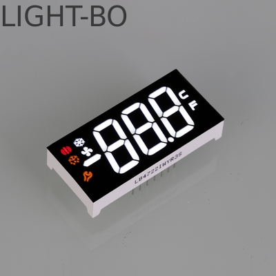 Ultra Bright White 3digit Seven Segment LED Display สําหรับเครื่องควบคุมอุณหภูมิ