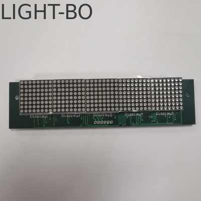 สีขาวสดใส 40*8 ดอท แมตริกซ์ LED Display With IC ใช้ 5pcs 2mm 8*8 ดอท แมตริกซ์ LED Display