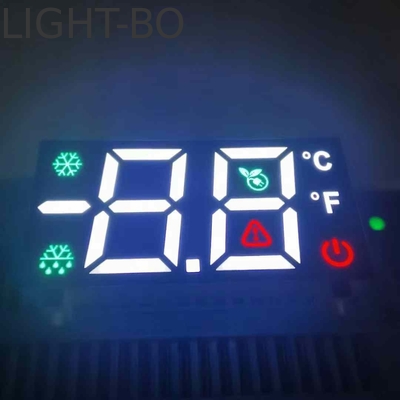 จอแสดงไฟฟ้า LED ตัวในแบบตัวอักษรและตัวเลข 12-15mA/LED แบบอินเตอร์เฟสกระแสไฟฟ้าต่อหน้าและลําดับ