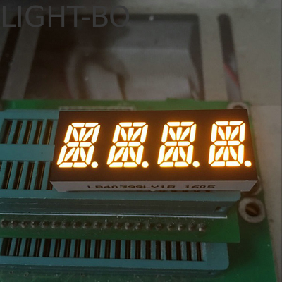 จอ LED ตัวเลขสามหลัก 20mA การบริโภคปัจจุบัน ผ่านหลุม การติดตั้งประเภท จอใสและชัดเจน