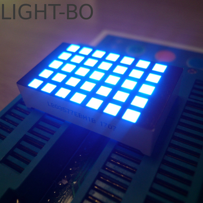 หน้าจอ LED ขนาด 5x7 ดอท แมทริกซ์ มีความสว่างสูง มีอัตราการอัพฟรีช์สูง และ -20°C ถึง 70°C