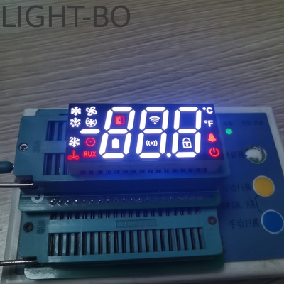 ราคาดี สีหลากหลาย 3 หลัก 7 ภาค LED Display คาโทดทั่วไปสําหรับเครื่องควบคุมตู้เย็น ออนไลน์