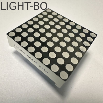 สีสอง สีแดง/เขียว 3 มม 8 * 8 DOT Matrix Stabler Performance ปรากฏภาพ LED Anode Common สําหรับสัญญาณเคลื่อนที่