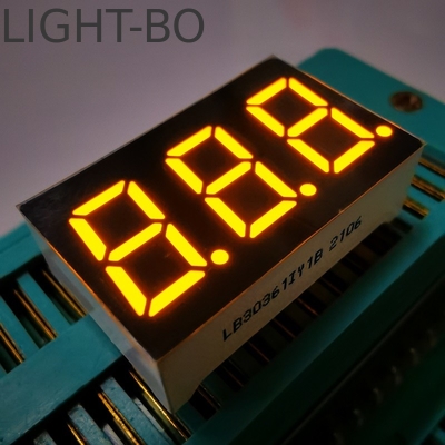 ราคาดี ผนัง LED แอมเบอร์สว่างสุด 7 ภาค 3 หลัก 9.2 มม คาโทดทั่วไปสําหรับเมตรแผ่น ออนไลน์