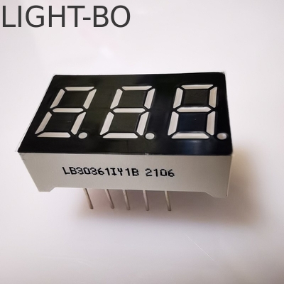 ราคาดี 7 ภาค 3 หลัก 9.2 มิลลิเมตร LED Display Super Bright Amber Common Cathode สําหรับเมตรแผ่น ออนไลน์