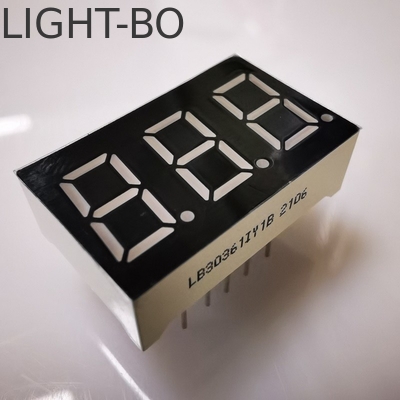 ราคาดี ซุปเปอร์ Bright Amber 7 ภาค 3 หลัก 9.2 มิลลิเมตร LED Display คาโทดทั่วไปสําหรับเมตรแผ่น ออนไลน์