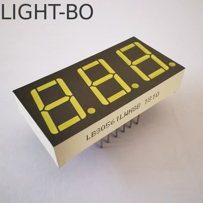ราคาดี จอ LED คาโทดทั่วไป Ultra Bright White Grey Surface 7 Segment 3digit 14.2mm สําหรับเครื่องควบคุมอุณหภูมิ ออนไลน์
