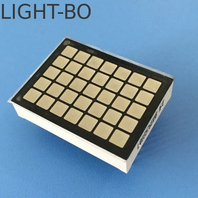 สี่เหลี่ยม DOT แมตริกซ์ LED Display สีแดงสดใสมาก 5 * 7 สําหรับตัวชี้เลขชั้นลิฟท์