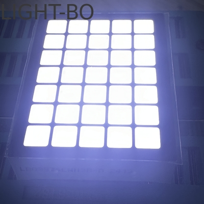 ผืนจอ LED สี่เหลี่ยมสีขาวมาก 5*7 สําหรับตัวชี้เลขชั้นลิฟท์