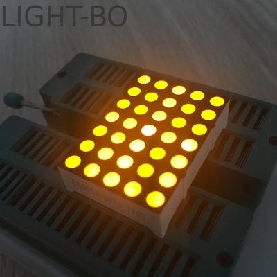จอ LED สีเหลืองสว่างสุด 3 มิลลิเมตรสําหรับป้ายเคลื่อนที่ / บอร์ดข้อความ