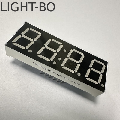 สีฟ้า 4 หลัก 14.2 มิลลิเมตร 7 เซ็กเม้น LED Display Common Anode สําหรับควบคุมอุณหภูมิ