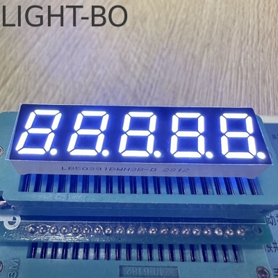 ราคาดี 7 เซ็กเมนต์ LED Display Ultra White 5 หลัก 0.39 นิ้ว คาโทดทั่วไปสําหรับตัวชี้วัดดิจิตอล ออนไลน์