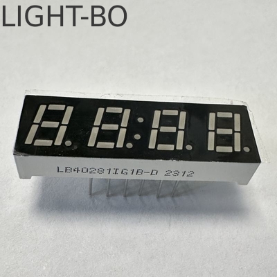 ราคาดี จอแสดงไฟ LED 7 ภาค 4 หลัก คาโทดสีเขียวบริสุทธิ์ทั่วไปสําหรับความชื้นของอุณหภูมิ ออนไลน์