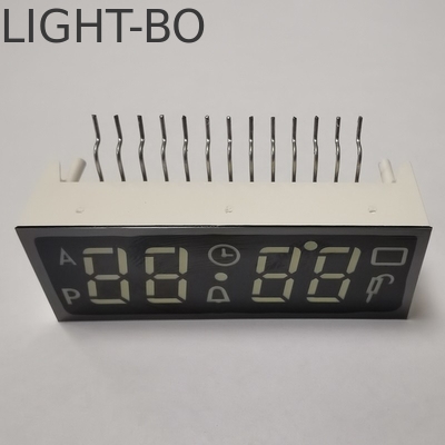 7 เซ็กเมนต์ LED Display 4 หลัก Ultra White Common Anode สําหรับเครื่องกําหนดเวลาเตาอบ