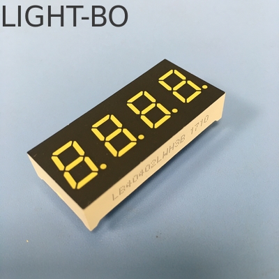 ราคาดี 4 หลัก 0.4 นิ้ว 7 ภาค Ultra White LED Display Common Anode สําหรับการติดตามเครื่องมือที่แม่นยํา ออนไลน์