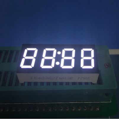 ราคาดี 0.36 นิ้ว แอโนดร่วม สีขาวสว่างพิเศษ จอแสดงผล LED 7 ส่วน 4 หลัก สำหรับนาฬิกาจับเวลาดิจิทัล ออนไลน์