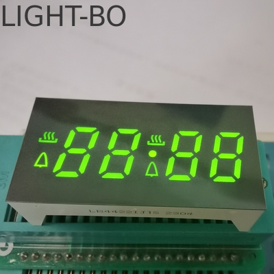 4 หลัก 7 เซ็กเมนต์ LED Display Super Bright Green Common Cathode สําหรับเตาแก๊ส