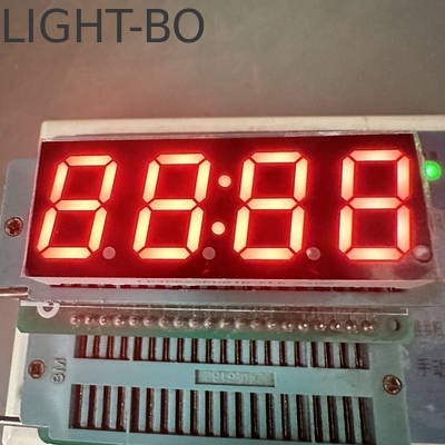 จอ LED สีแดงสว่างสี่หลักเจ็ดส่วนสําหรับเตาปัง