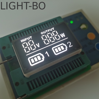 Ultra Bright White Custom Led Display แผนจอ LED 7 ภาค สําหรับแบตเตอรี่