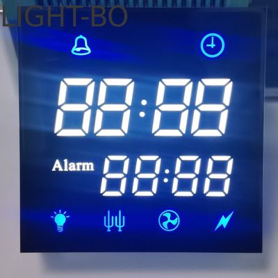 อัตราส่วน Ultra White / Blue 7 เซ็กเมนต์ LED Display คาโทดทั่วไปสําหรับ Digital Oven Timer