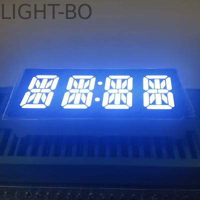 4 หลัก 0.39 นิ้ว คาโทดทั่วไป 14 ภาค Ultra Bright White LED Clock Display