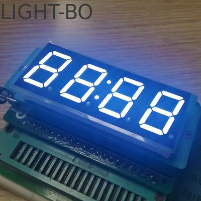 4 หลัก 7 เซ็กเมนต์ LED Clock Display Anode ทั่วไป สีขาว 14.2 มม สําหรับ Digital Timer