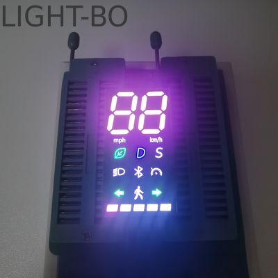 Ultra Bright White/Red Bi-Colour Custom Led Display สี่ภาค LED Display สําหรับรถสกูเตอร์ไฟฟ้า Xiaomi