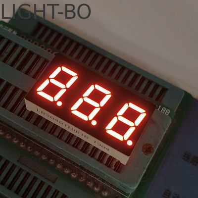 ราคาดี ปรับแต่ง Ultra Bright Red 7 เซ็กเมนต์ LED Display สามหลัก คาโทดทั่วไป ออนไลน์