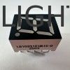 จอแสดงไฟ LED สีแดงสว่างมาก มีตัวเลขเดียว 0.39 นิ้ว 7 ภาคสําหรับแผ่นเครื่องมือ