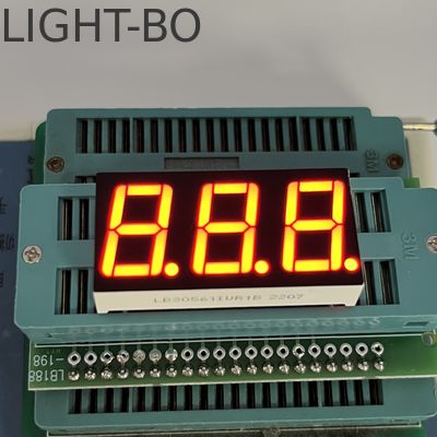 ราคาดี Ultra Bright Red Surface Common Caode LED Display 7 เซ็กเมนต์ 3 หลัก 14.2 มม. สําหรับเครื่องควบคุมอุณหภูมิ ออนไลน์