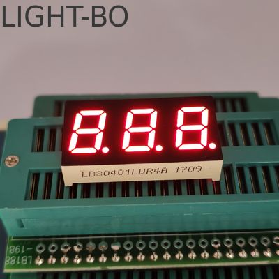 ราคาดี 0.4in CC 3-digit 7-Seg LED, Ultra Bright Red Display สําหรับตัวชี้วัดอุณหภูมิ ออนไลน์