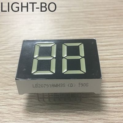 ราคาดี Ultra Bright Red Common Anode 20mm ขาว 2 ตัว 7 ภาค LED Display ออนไลน์