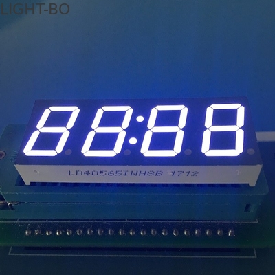 0.56 นิ้ว 7 ส่วนจอแสดงผล Led 4 หลักเอาท์พุทความเข้มของการส่องสว่างสูงสำหรับตัวจับเวลาระบบดิจิตอล
