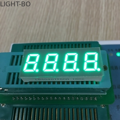 ราคาดี จอแสดงผล LED สีเขียวบริสุทธิ์ขนาด 7 นิ้วขนาด 0.4 นิ้วความหนาแน่นสูง 4 หลัก ออนไลน์