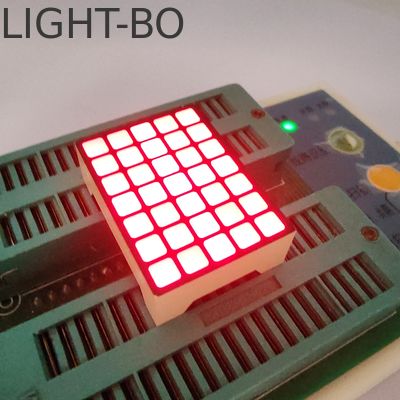 ราคาดี 5*7 สี่เหลี่ยม DOT Matrix LED Display สีแดงสดใสสําหรับตัวชี้ระดับชั้นลิฟท์ ออนไลน์