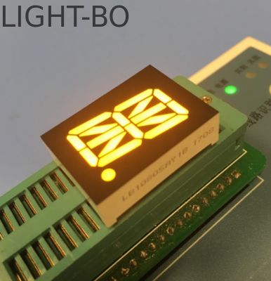 ราคาดี 0.8inch 16 Segment Alphanumeric LED Display Yellow Single Digit Common Anode For Elevator Indicator ออนไลน์