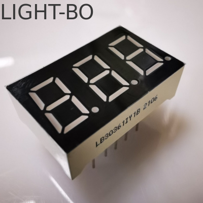 ราคาดี 7 ภาค 3 หลัก 9.2 มิลลิเมตร Super Bright Amber LED Display Common Anode สําหรับเมตรแผ่น ออนไลน์