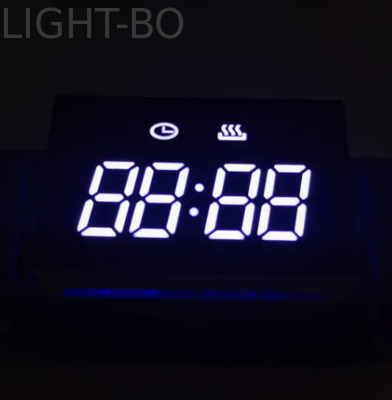 สีเขียวบริสุทธิ์ 0.49 นิ้ว 4 หลัก 7 เซ็กเมนต์ LED Display คาโทดทั่วไปสําหรับเครื่องควบคุมอุณหภูมิ