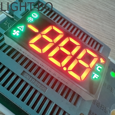ราคาดี จอแสดงผล LED สีแดง/เขียวบริสุทธิ์ 7 ส่วน 17 มม. ขั้วรวม สำหรับระบบทำความเย็นแบบดิจิทัล ออนไลน์