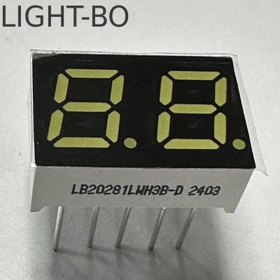 ราคาดี สีขาวสดใสสุด 2 หลัก 7 มม 7 ภาค LED Display คาโทดทั่วไปสําหรับเครื่องใช้ในบ้าน ออนไลน์