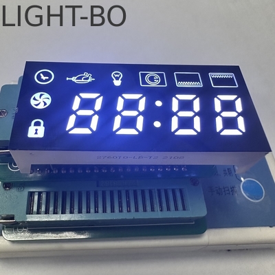 ราคาดี สีขาวบริสุทธิ์ 7 เซ็กเมนต์ LED Display 4 หลัก คาโทดทั่วไปสําหรับการควบคุมเวลาเตาอบ ออนไลน์