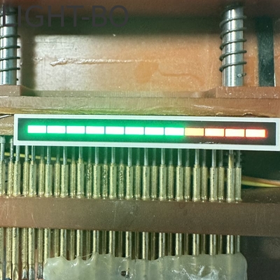 Ultra Red/Pure Green 12 เซ็กเมนต์ LED Light Bar สําหรับตัวชี้วัดแผ่นเครื่องมือ